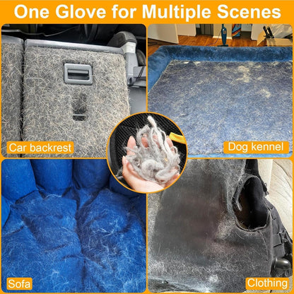 Pet Hair Removal Gloves (Pack of 2)
